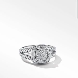 David Yurman Petite Albion Ring with Pave Diamonds